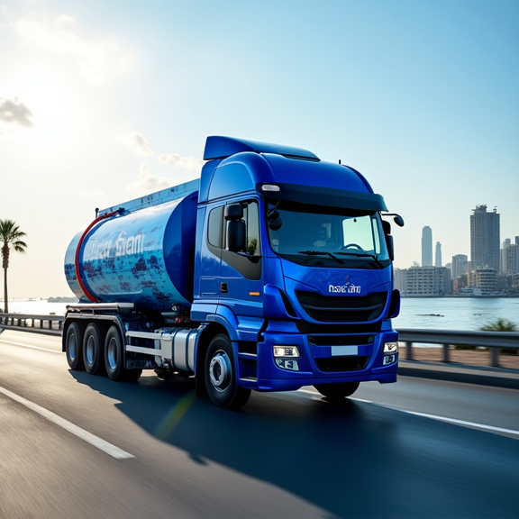 Safe and hygienic drinking water tanker supply for households